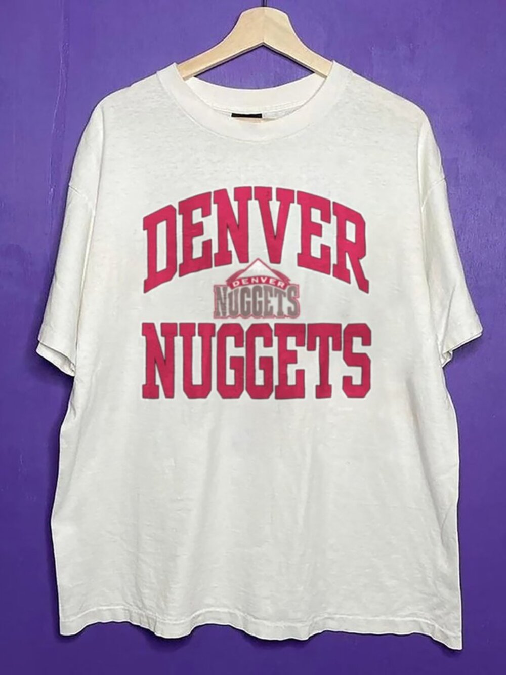 90s Vintage Denver Nuggets Basketball Shirt, NBA Denver Nuggets Unisex Shirt Tee